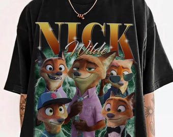 Disneyland Zootopia Nick Wilde Comfort Colors Shirt, Judy Hopps And Nick Wilde Shirt, Zootopia Movie Shirt, Disneyland Family Trip Shirt 11