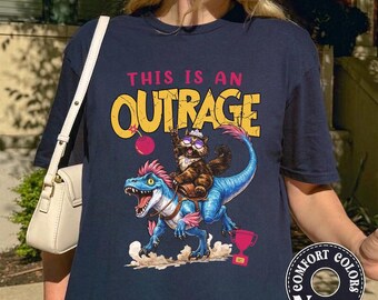 Vintage This is an Outrage TShirt, Princess Donut and Mongo Top, Dungeon Crawler Carl Shirt 05