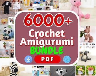 6000+ Crochet Patterns | Amigurumi Plush, Crochet kids, Crochet Top Kit | digital download