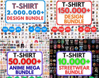 2,210,000+ Mega Svg Bundle 100GB | Cricut & Silhouette Files | T-Shirt, DTF, Sublimation | Instant Digital Download