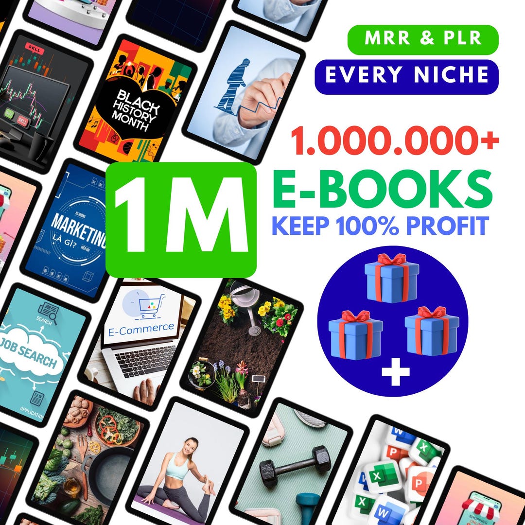 1,000,000 Ultimats PLR and MMR Mega Ebooks Bundle | Massive Digital ...