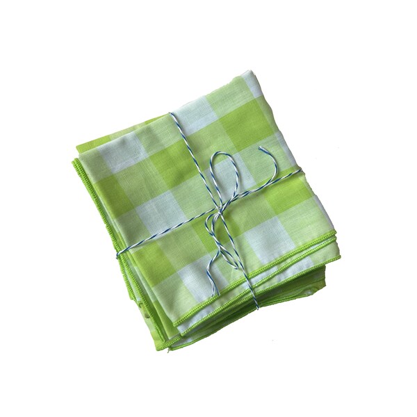 Gingham Napkins Etsy