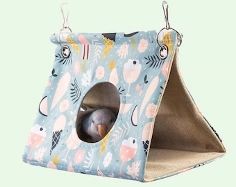 Bird Hanging Pod, Bird Nest, Parrot Bed, Cozy Hut