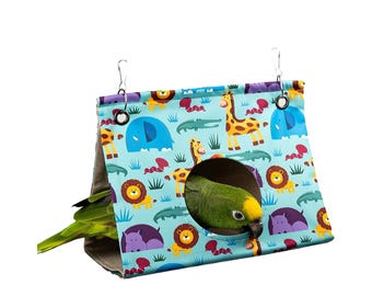 Bird Hanging Pod, Bird Nest, Parrot Bed, Cozy Hut