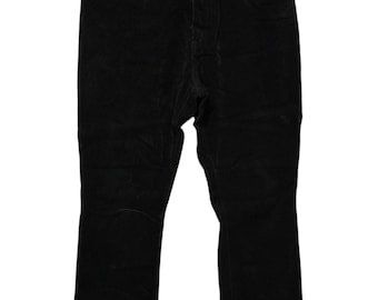 80s Vintage Black Forest Corduroy Bootcut Trousers | W27 | EU 38 | L28 | S-M