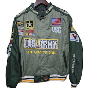 Us Army Racing Jacket - Etsy