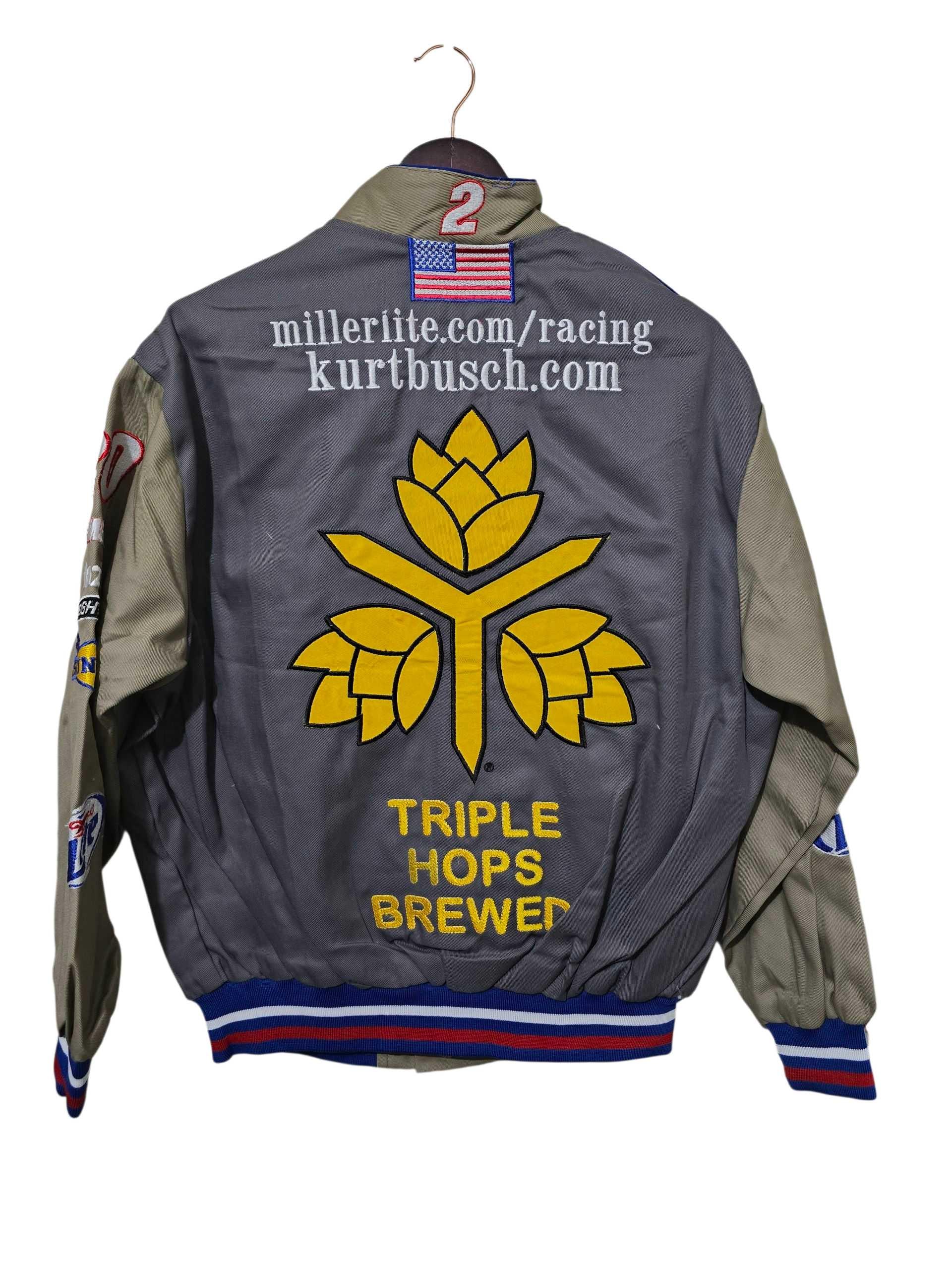 ひ*♪様 Chase Authentics Miller Lite レーシングジ Chase Authentics Miller Lite Racing Jacket – Kurt Busch #2 | L - Etsy