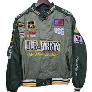 U.S. ARMY レーシングジャケット Us Army Racing Jacket - Etsy