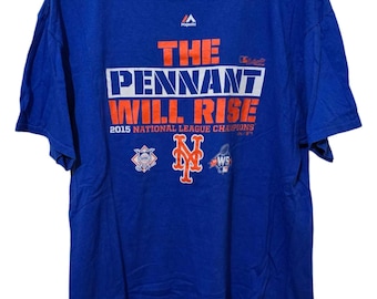 Maglietta Majestic "The Pennant Will Rise" - New York Mets | Taglia XL