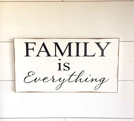 Large Wood Sign Family is Everything Subway Sign Family - Etsy