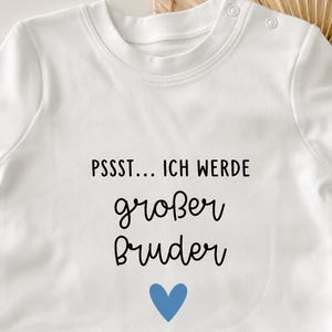 Bügelbild großer Bruder, Ich werde großer Bruder,  Ich werde große Schwester,  Schwangerschaft verkünden, Großer Bruder 2027, Baby News