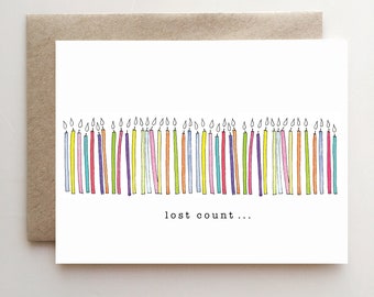 lost count happy candles