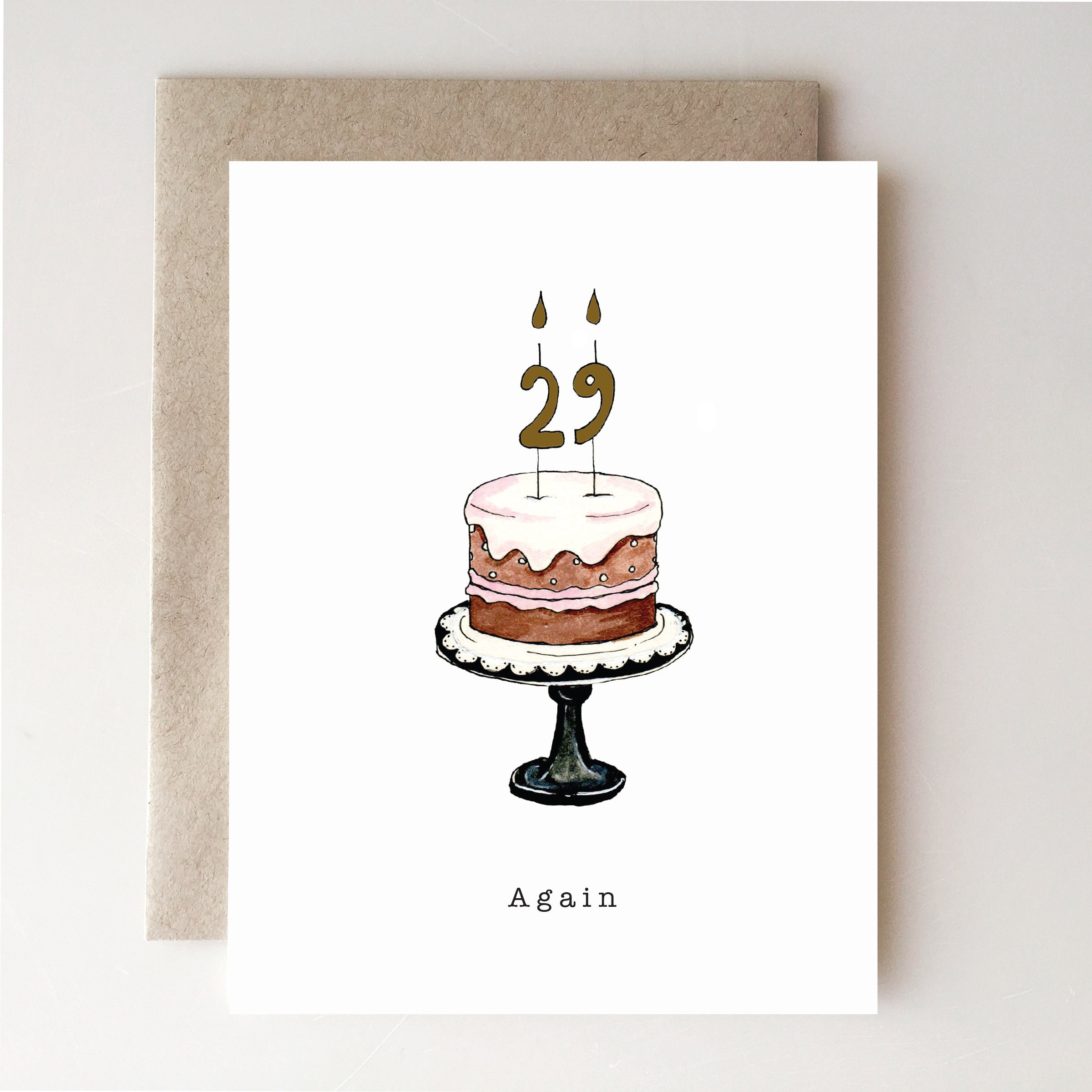 29 Again Birthday Card Birthday Card Funny Card 29 - Etsy Israel 29 Again Birthday Card Birthday Card Funny Card 29 - Etsy Israel