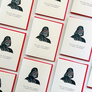 Funny Darth Vader Valentine's Day Card – Star Wars Love image 9
