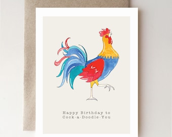 Cock-a-doodle-you Birthday