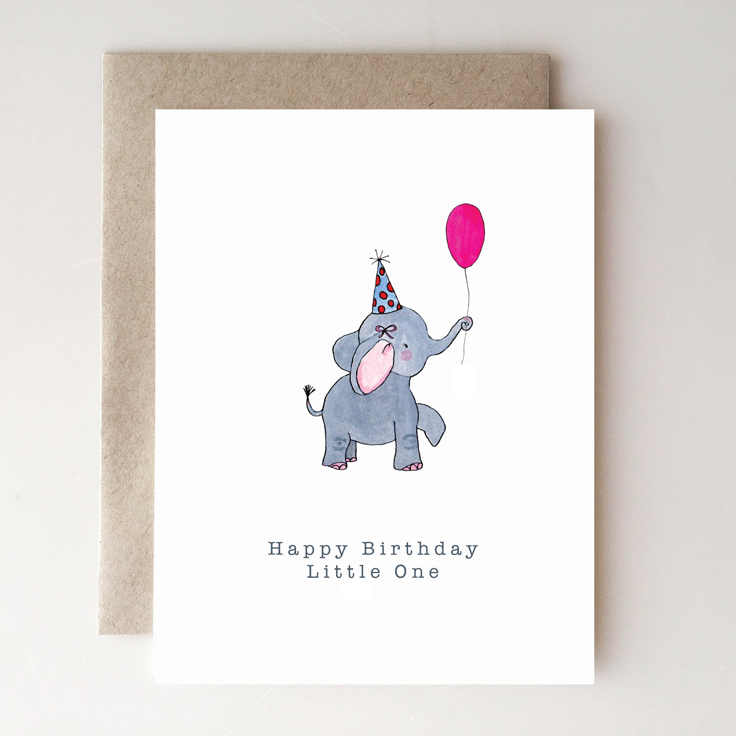 Elephant Birthday | Greeting Card Elephant Birthday | Greeting Card