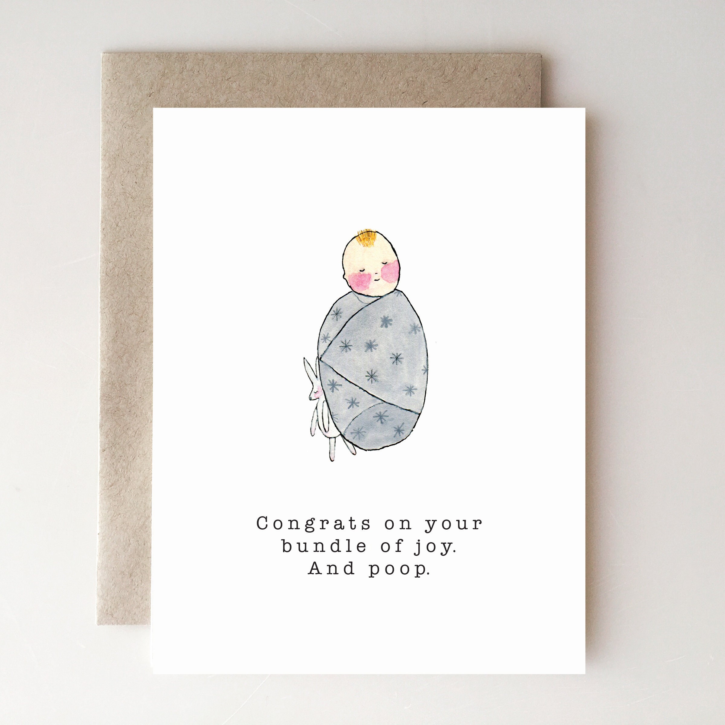 Bundles Of Joy Baby-Glückwunschkarten (12 Stück) – Mit Bibelversen (KJV), 4 Designs