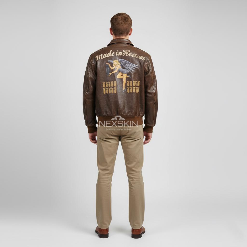 Chris Redfield Made in Heaven Jacket | Resident Evil Brown Leather
