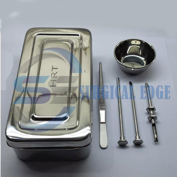 6 Sets HRT Trocar 3.5 mm and 4.5mm Hormone Replacement Pellet Insertion Kit