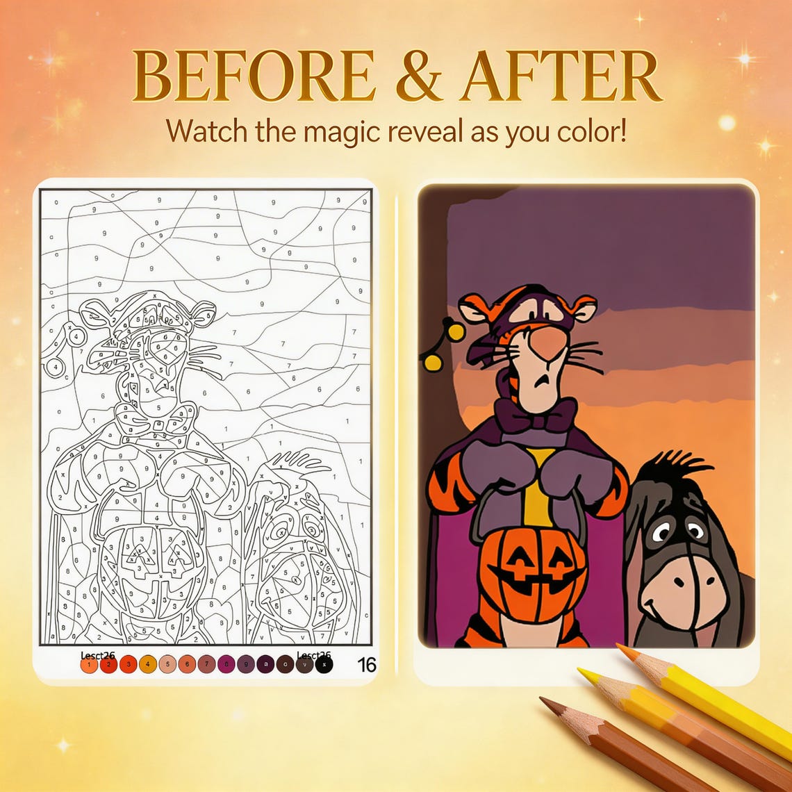 Halloween Color by Number Book for Adults – Spooky Mystery Coloring ...