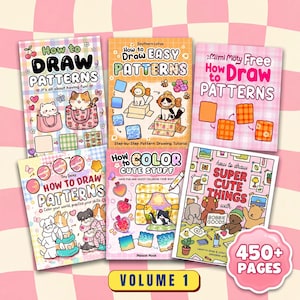 Cómo dibujar patrones fáciles: Paquete de libros para colorear, Bold and Easy Coco Wyo, PDF imprimible para niños y adultos