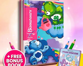 Care Bears Mystery Color By Number Book  , Bisounours and free Book | 114 Pages (PDF Download)