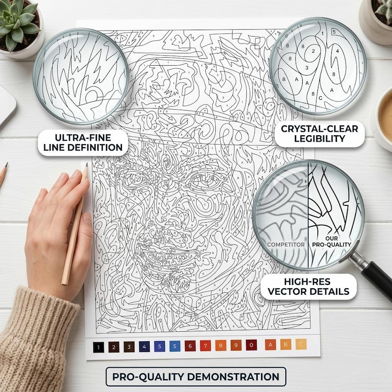 TROMBINOSCOPE: Mystery Color by Number Printable Coloring Book ( PDF ...