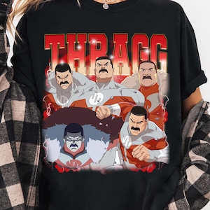 Invincible Thragg Season 4 Comic Tee, 100% Cotton Unisex Shirt