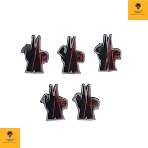 Écusson avec logo de la mode italienne d'inspiration vintage : appliqué thermocollant brodé pour vestes, chemises, chapeaux et plus encore.