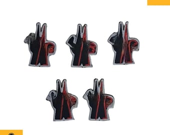 Vintage-Inspired Italian Fashion Logo Patch – Embroidered Iron-On Applique for Jackets, Shirts, Hats & More.