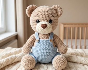 Amigurumi Crochet Teddy Bear Pattern | Beginner Friendly (PDF Pattern)