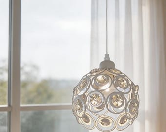 American Style Crystal Pendant Light Single/Double/Triple Head Ceiling Lamp