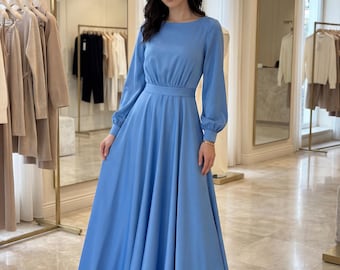 chinese dress ladies Long Sleeves Sweetheart Sequined Formal Evening Dresses – 27dress main image 1