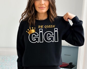 Gigi Sweatshirt, Gigi Crewneck,  Floral Gigi Sweatshirt,Gigi Sweatshirt, Gigi Crewneck, Gigi Sweater, New Gigi Gift, Floral Gigi Sweatshirt