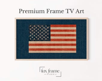 Cornice rustica con bandiera americana, tema TV, marina patriottica vintage (download digitale) 1065