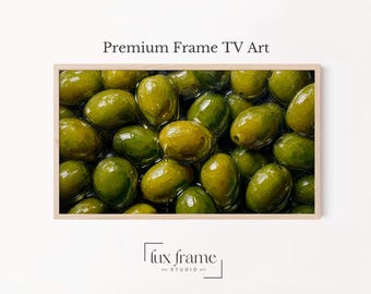 Green Olive Still Life Samsung Frame TV Art Kitchen Farmhouse (Digital Download) 1728