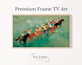 Vintage Horse Racing Art for Samsung Frame TV (Digital Download) 881