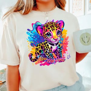 90s Inspired Tiger Shirt, Watercolor Tiger Tshirt, Retro Nostalgic 90s Kids Tee, Trendy Tiger Youth Birthday Gift.