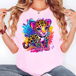 90s Inspired Tiger Shirt, Watercolor Tiger Tshirt, Retro Nostalgic 90s Kids Tee, Trendy Tiger Youth Birthday Gift.
