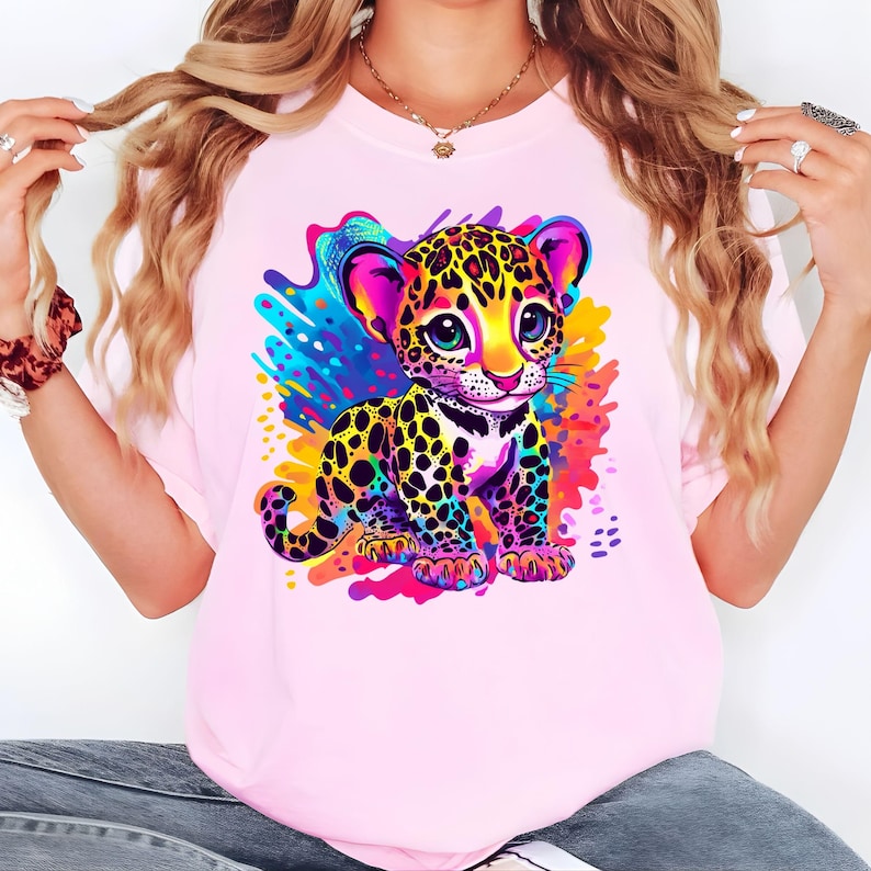 90s Inspired Tiger Shirt, Watercolor Tiger Tshirt, Retro Nostalgic 90s Kids Tee, Trendy Tiger Youth Birthday Gift.