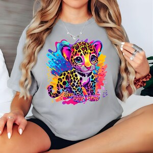 90s Inspired Tiger Shirt, Watercolor Tiger Tshirt, Retro Nostalgic 90s Kids Tee, Trendy Tiger Youth Birthday Gift.