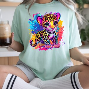 90s Inspired Tiger Shirt, Watercolor Tiger Tshirt, Retro Nostalgic 90s Kids Tee, Trendy Tiger Youth Birthday Gift.