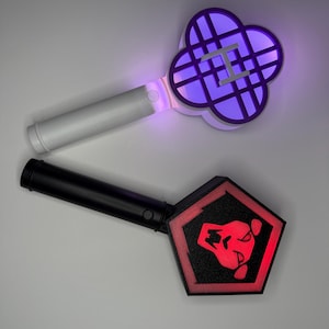 RGB Light Wand | K-Pop Inspired Glow Stick | LED Cosplay Fan Light