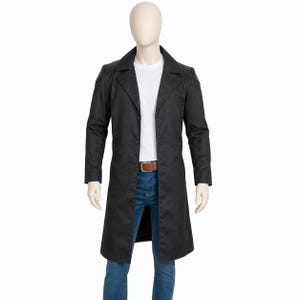 EU Fashions Trench-Coat Billy Butcher En Coton – Style Iconique Homme Et Garçon