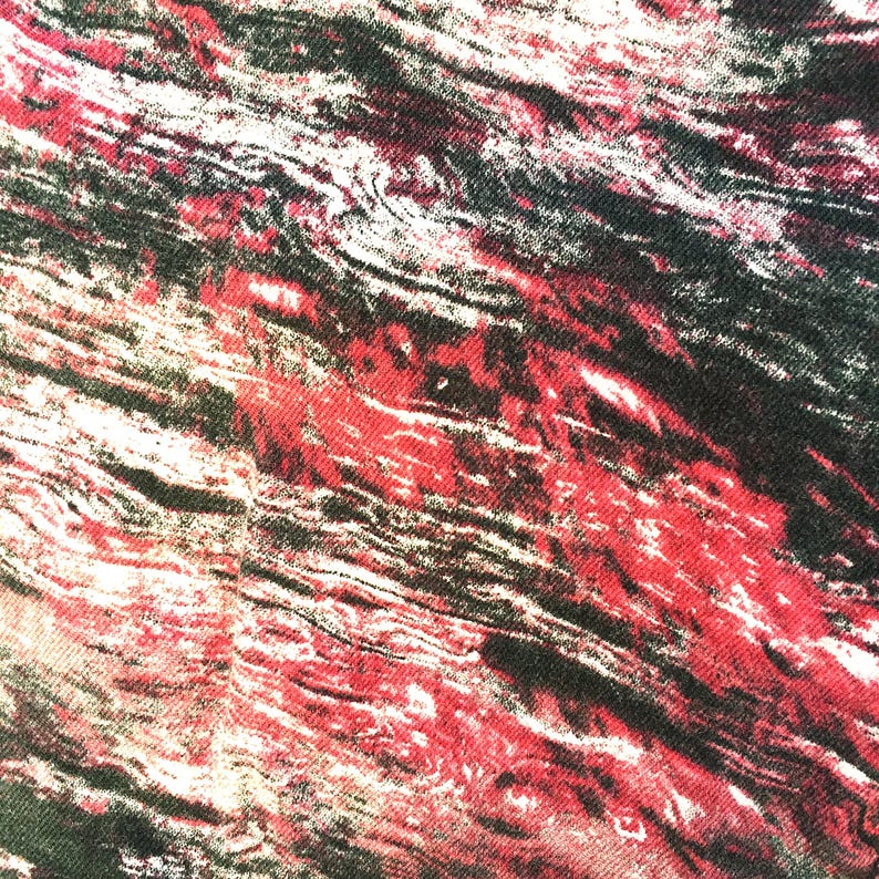 French Designer The Kooples Women Skinny Slim Pants - Black & Red Bold Design with Logo - Rock'n Roll Spirit - Rare Print - Mint -XS/S -W:26 image 5