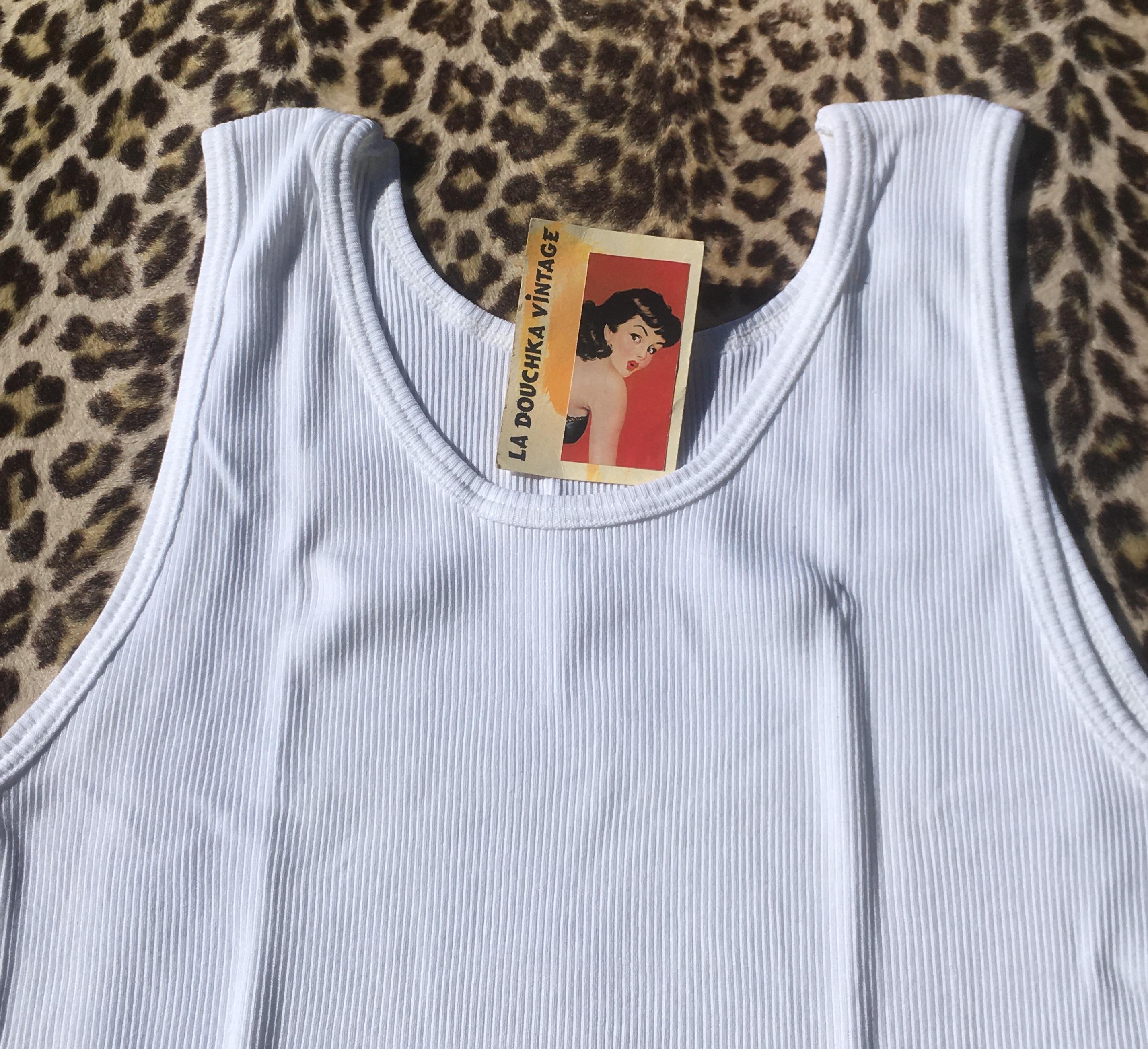 70s ribbed tank top men - Etsy 日本