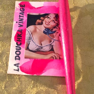 Portalápices para caligrafía francesa de los años 20 ~ Madera rosa ~ Fabricado en Francia ~ Longitud: 5,5 pulgadas ~ Stock antiguo nuevo / Vintage sin usar
