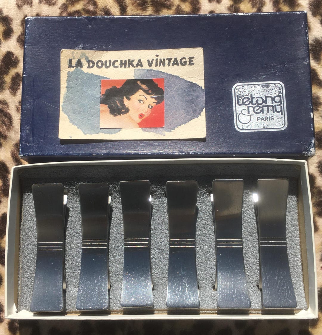 Letang & Remy 1960s Signed FLATWARE CUTLERY RESTS / Holders