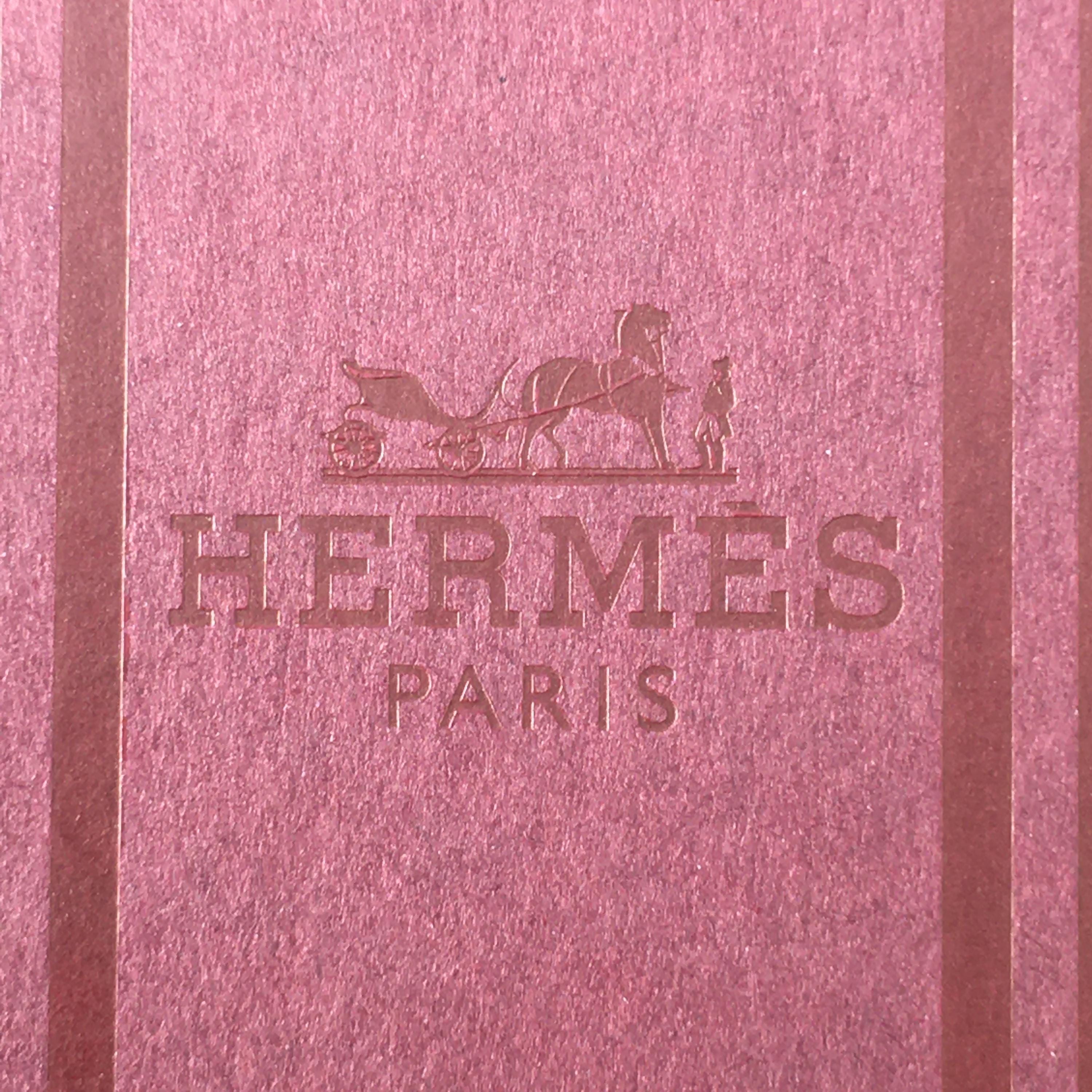 French HERMES 1960s ADDRESS NOTEBOOK~ Burgundy & Signature Logo
