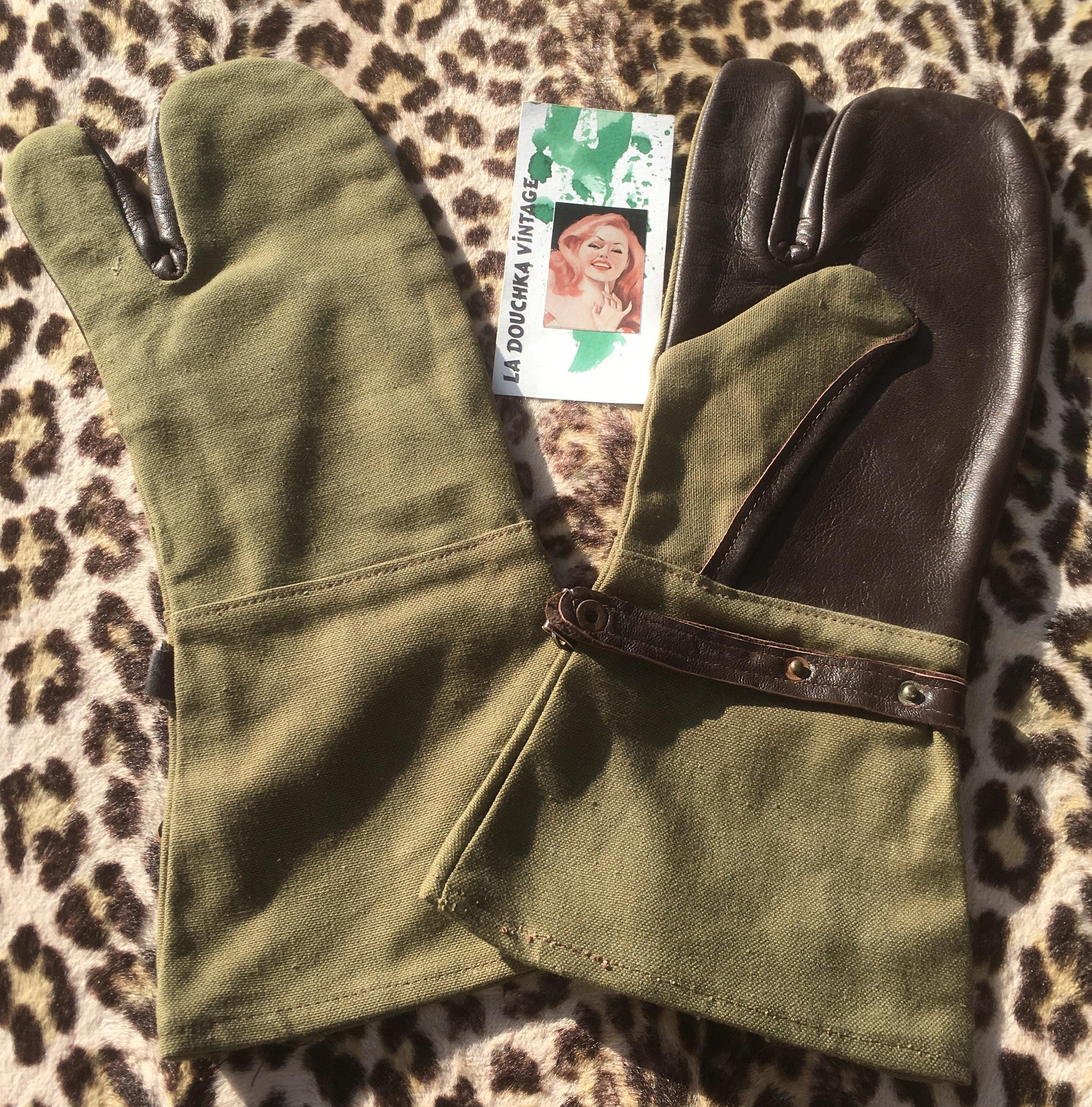 French Army Gloves - Etsy